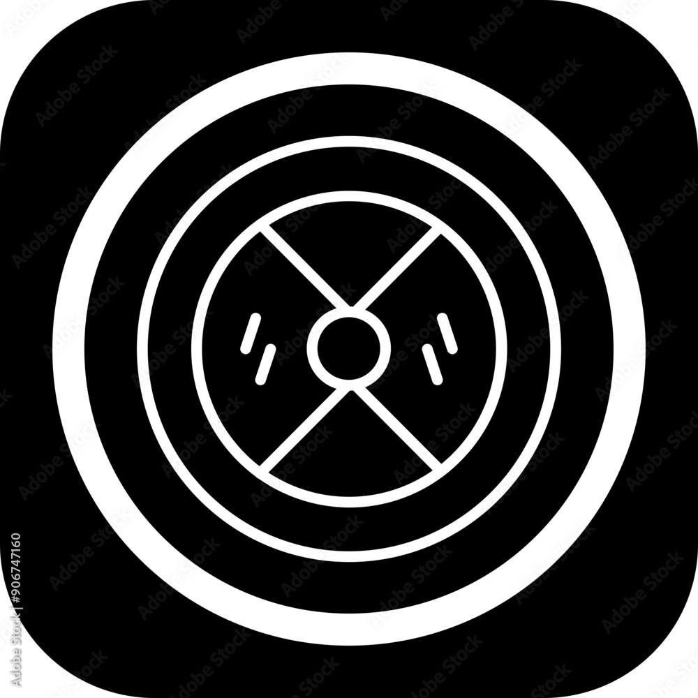 Wood Shield Icon Design