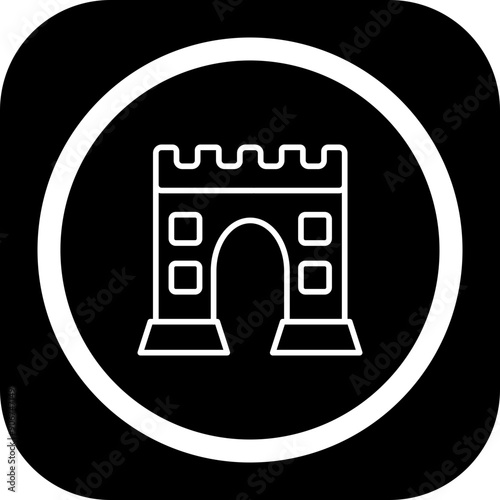 Castle Gate Icon Design