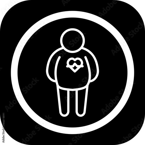 Obesity Vector Icon Design