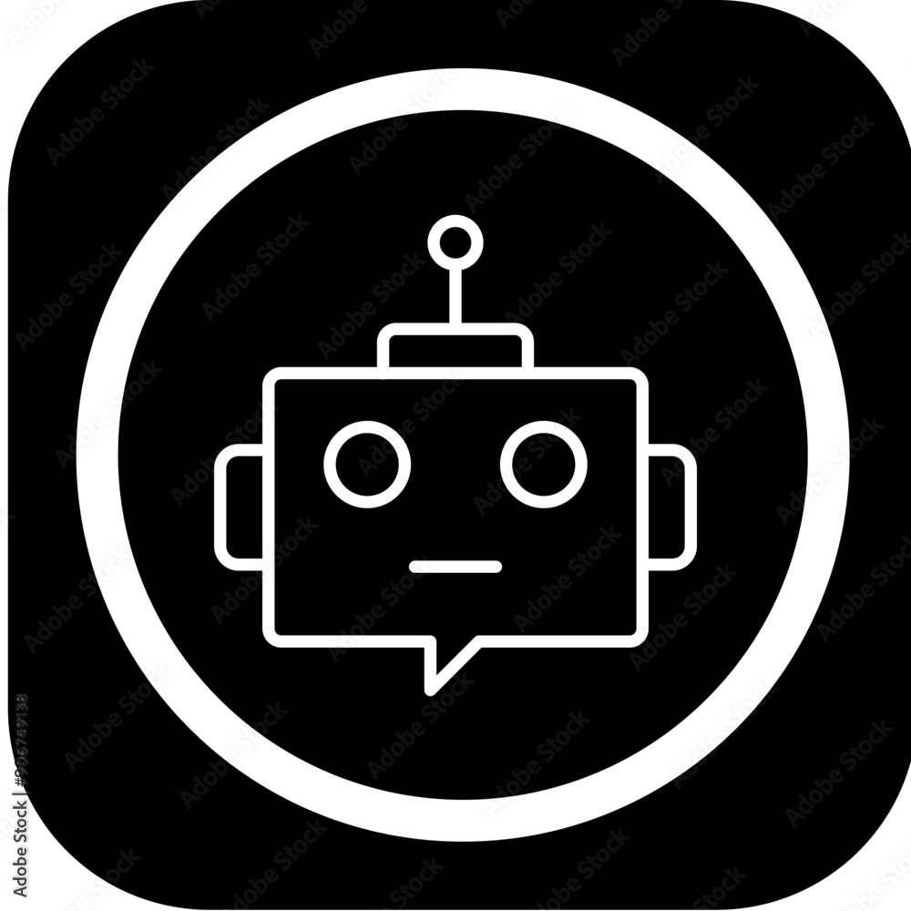 Ai Assistant Vector Icon Design Ai Assistant Vector Icon Design