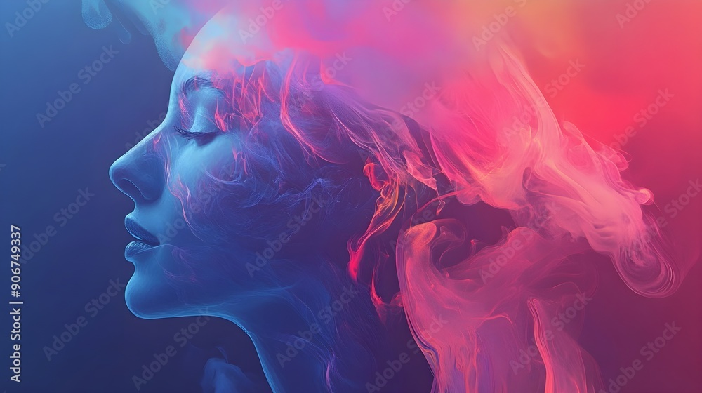 A bright and mysterious female image, reflected in the best graphic resources A bright and mysterious female image, reflected in the best graphic resources