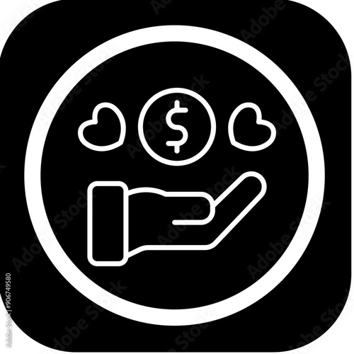 Charity Vector Icon Design