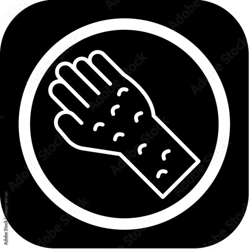 Skin Rash Vector Icon Design