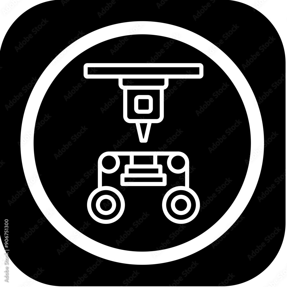 Laminated Object Manufacturing Icon Design Laminated Object Manufacturing Icon Design