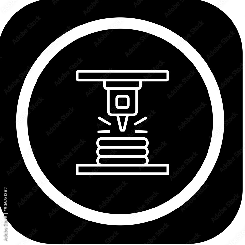 Electron Beam Melting Icon Design Electron Beam Melting Icon Design