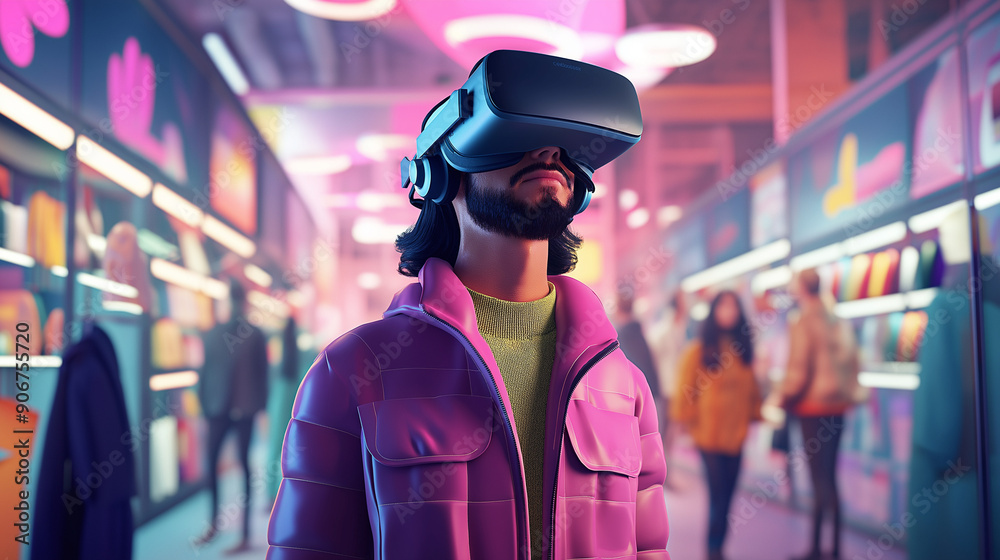 virtual shopping in shop