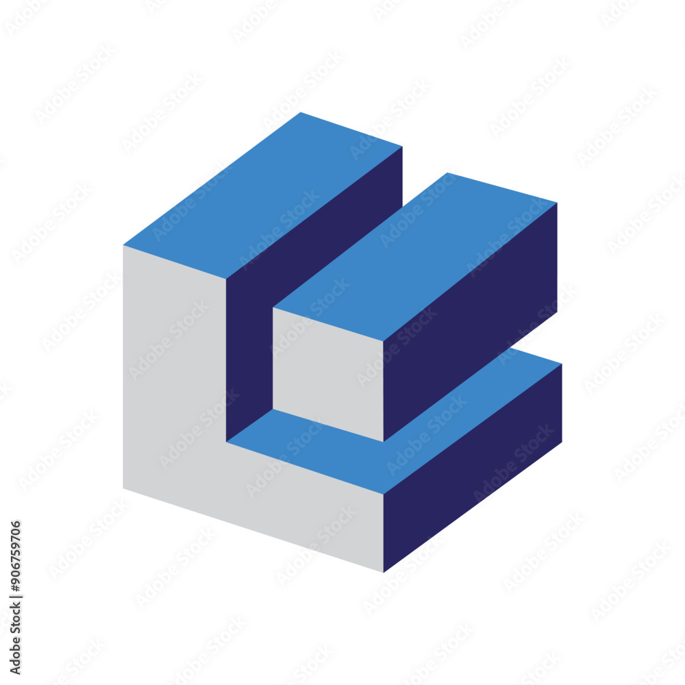 A colorful block on white background A colorful block on white background