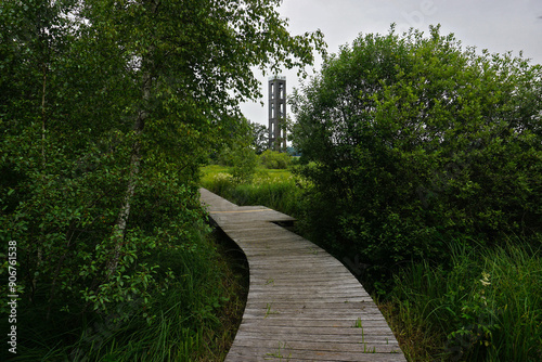 Bannwaldturm im Pfrunger-Burgweiler Ried in Oberschwaben, Baden