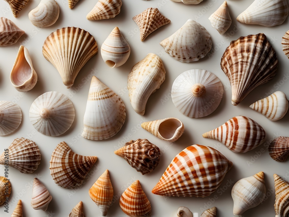 seashells on the sand seashells on the sand