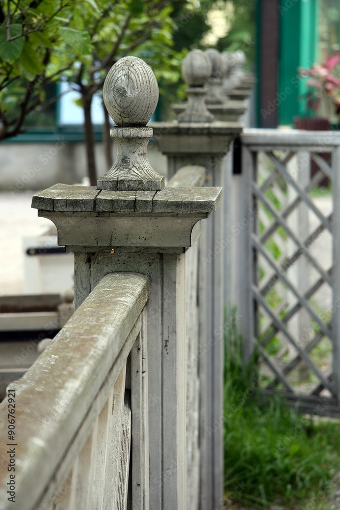 Obraz premium Old Wooden Fence