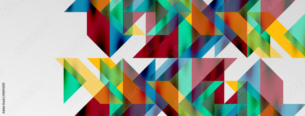 Tech minimal overlapping triangle shapes elements geometric graphic pattern Tech minimal overlapping triangle shapes elements geometric graphic pattern