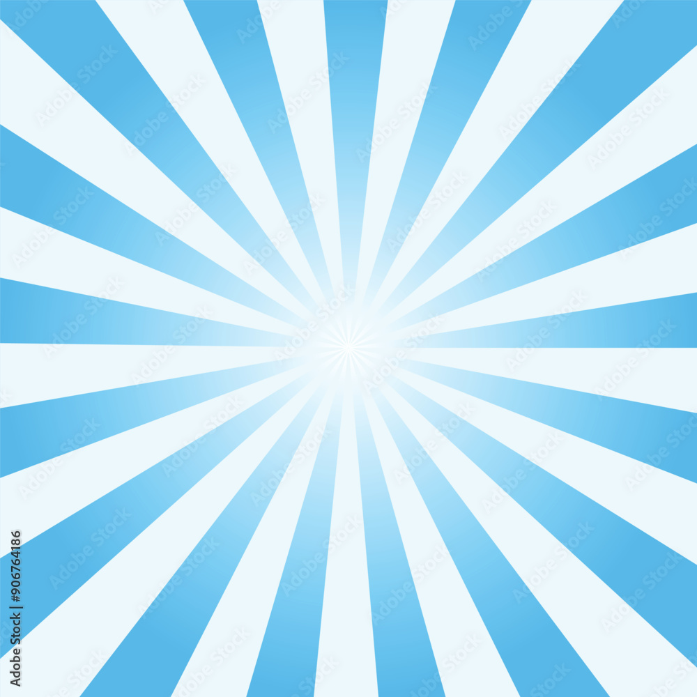 Blue and White light Sunburst abstract texture Background Blue and White light Sunburst abstract texture Background