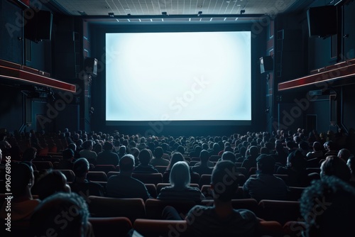 Wallpaper Mural Group of friends or family gathered around a screen, watching their favorite show or movie Torontodigital.ca