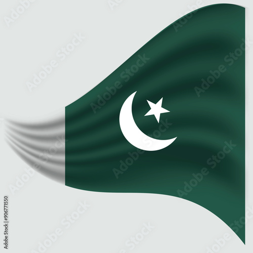 14 august Pakistan independence vector art illustration