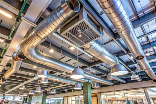 Ventilation system in shopping mall