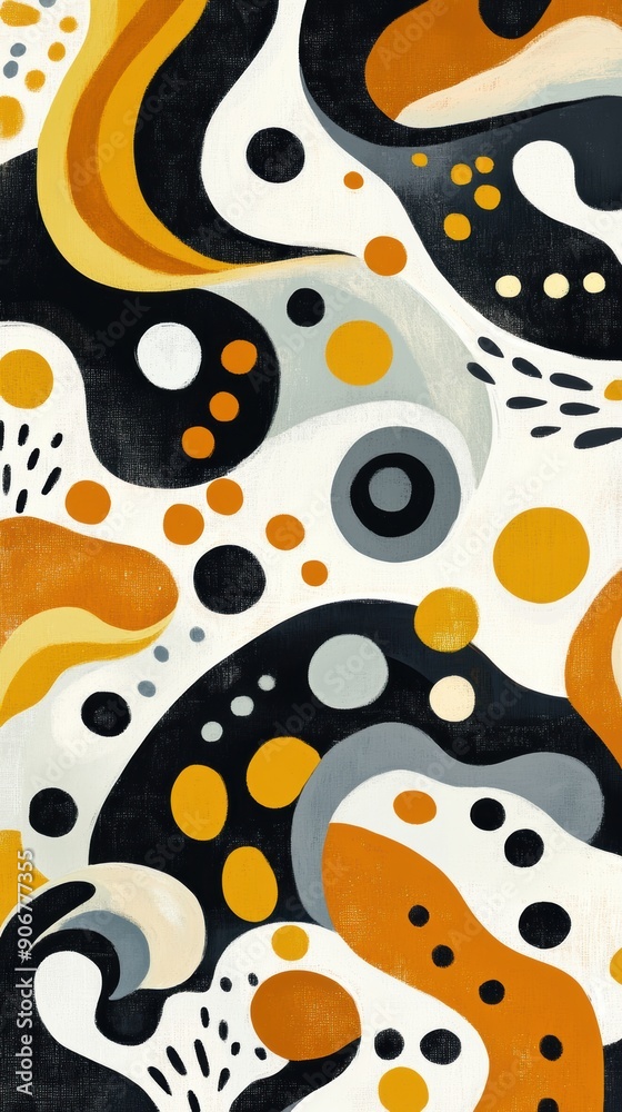 Abstract Pattern with Bold Colors and Shapes Abstract Pattern with Bold Colors and Shapes