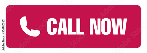 Contact Us, Call Now Web Button, UI Call to Action. Vector Illustration