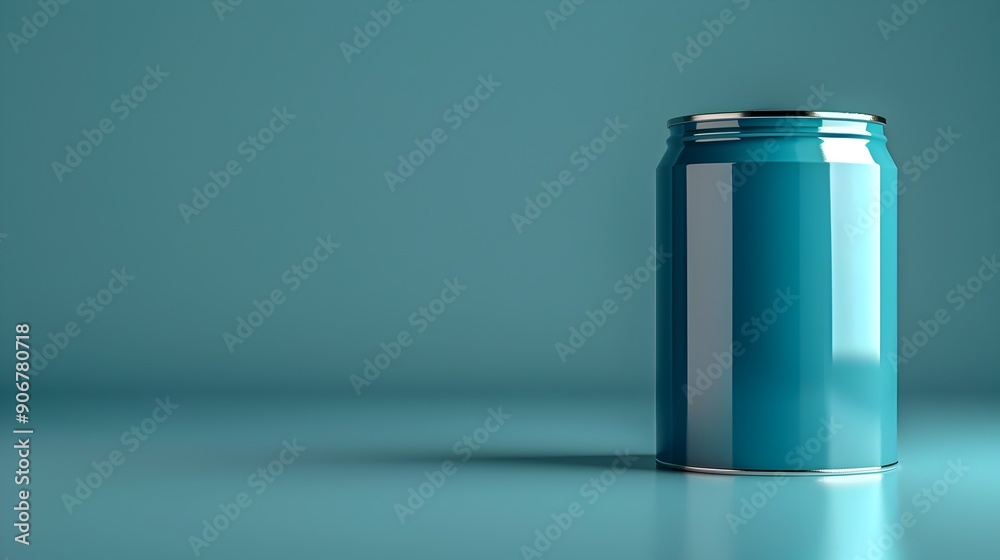 3D Render of Metallic Plastic Beverage Can on Isolated Studio Background 3D Render of Metallic Plastic Beverage Can on Isolated Studio Background