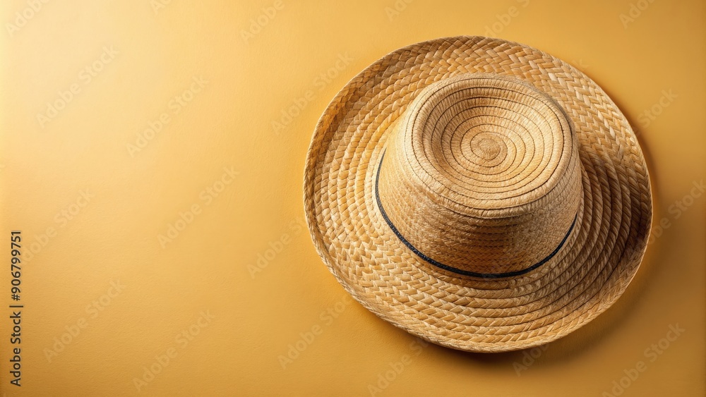 Straw hat on a background, straw hat, accessory, summer, fashion, headwear, beach, sun protection, outdoor, isolated, white Straw hat on a background, straw hat, accessory, summer, fashion, headwear, beach, sun protection, outdoor, isolated, white