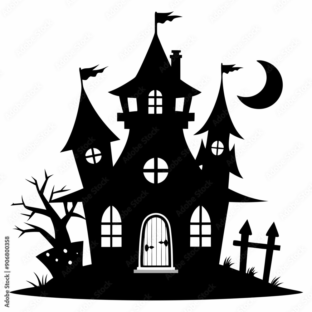 black fairy halloween witch house black silhouette black fairy halloween witch house black silhouette