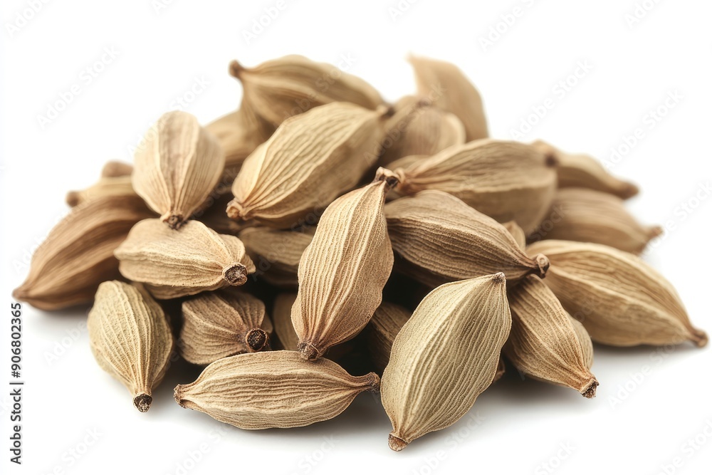 custom made wallpaper toronto digitalCardamom isolated on white background, full depth of field, ai