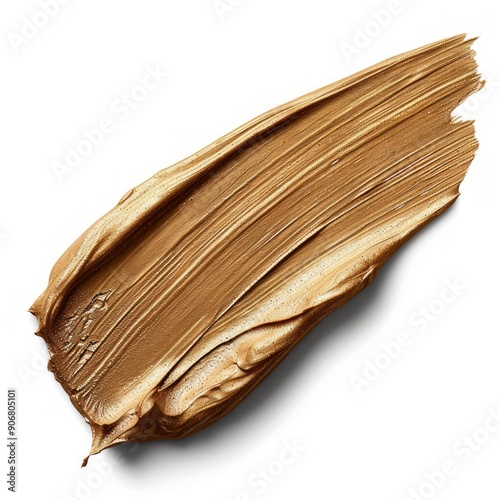 Wallpaper Mural Medium shot of the color beauty cream smear smudge, isolated on a white background  Torontodigital.ca