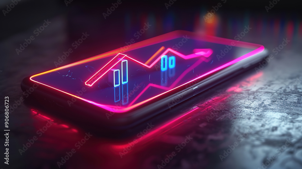 Single Growth Arrow. Economical Growth Arrow in Neon. Business Growth Market. Marketing Achievement Single Growth Arrow. Economical Growth Arrow in Neon. Business Growth Market. Marketing Achievement