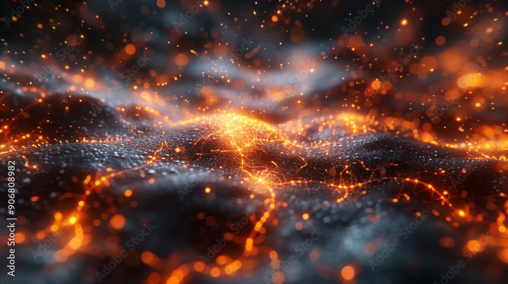 A detailed view reveals the complex activity of neural networks and synapses, showcasing their vibrant connections and dynamic patterns. A detailed view reveals the complex activity of neural networks and synapses, showcasing their vibrant connections and dynamic patterns.