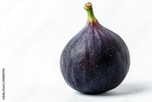 fig isolated on white background, full depth of field , ai