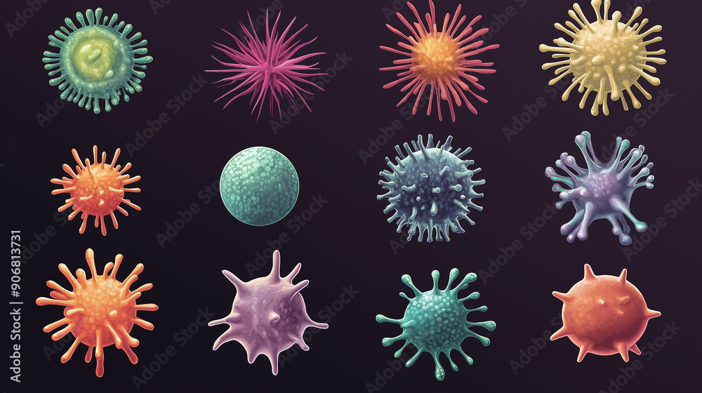 Graphic Resources for virus and bacteria Graphic Resources for virus and bacteria