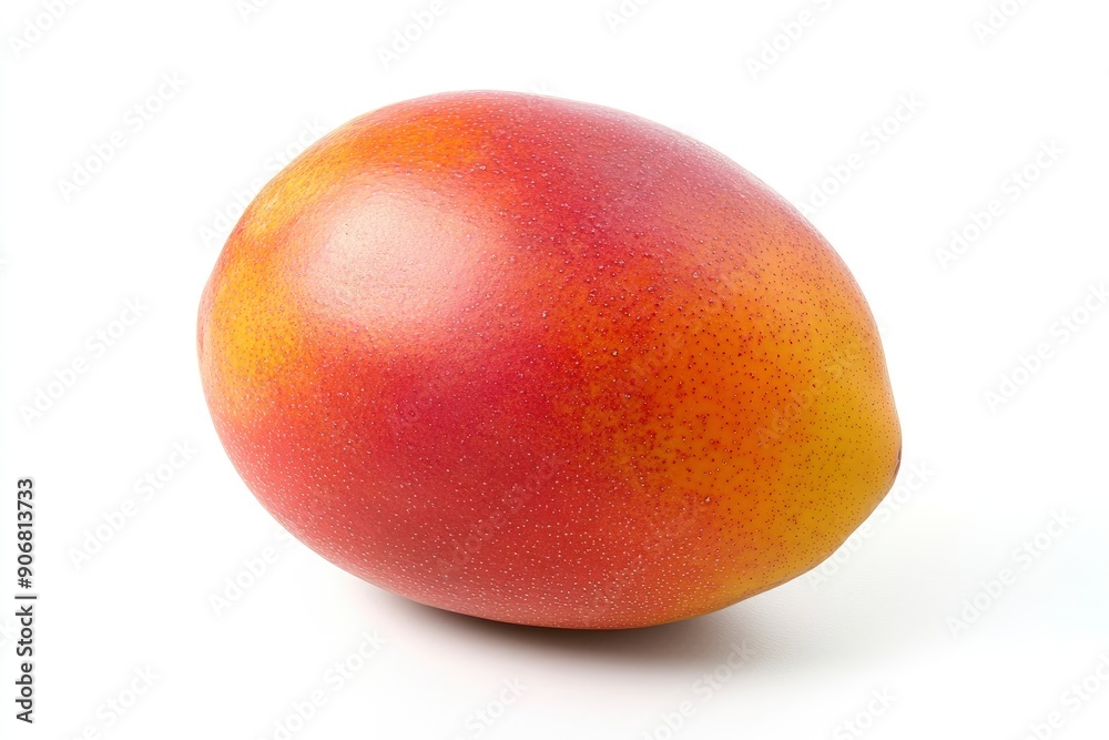 Mango isolated on white background, full depth of field , ai Mango isolated on white background, full depth of field , ai