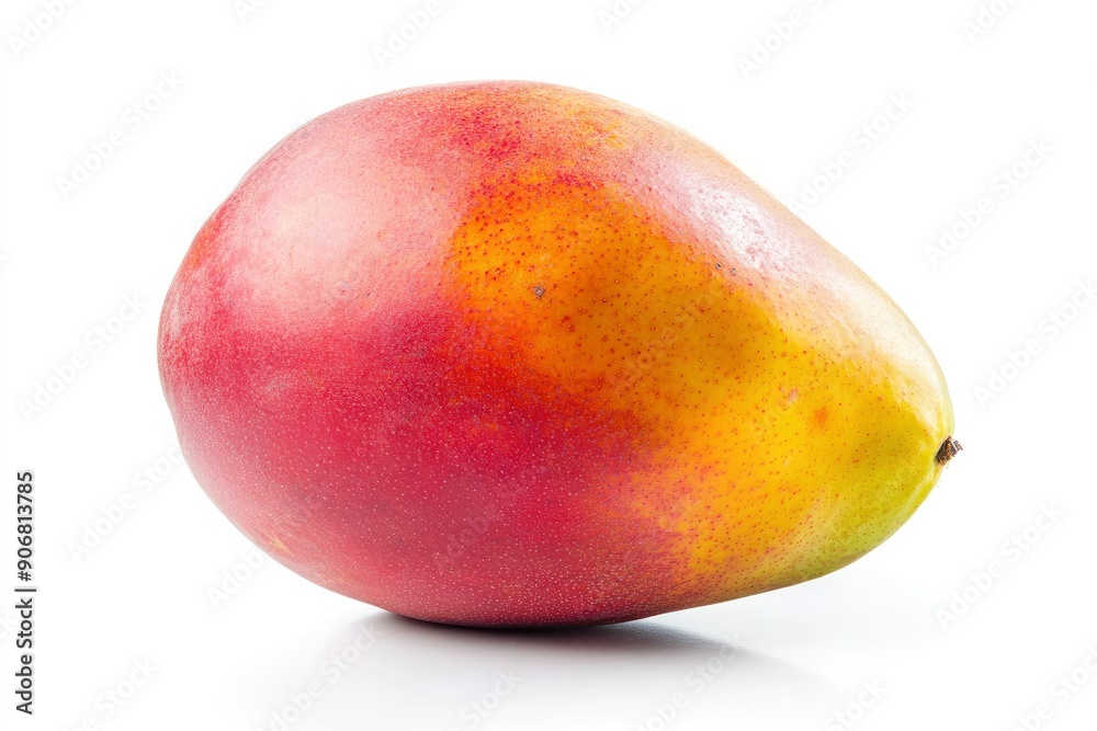Mango isolated on white background, full depth of field , ai Mango isolated on white background, full depth of field , ai