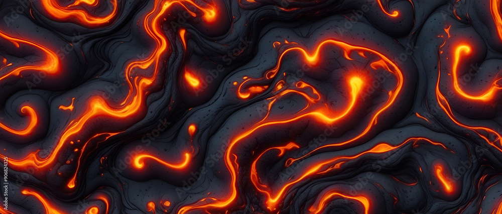 Lava hot flow flame texture, liquid black red inferno background Lava hot flow flame texture, liquid black red inferno background