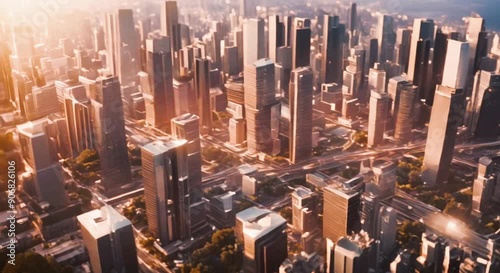 Smart city and communication network. Digital transformation, business, building, modern, urban, technology, connection, information, innovation, capita, future