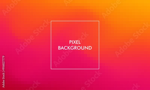 pixel gradient texture abstract background with blue, orange, yellow, red pastel, purple color