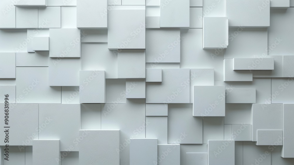 Abstract white panel design featuring geometric shapes and textures Abstract white panel design featuring geometric shapes and textures