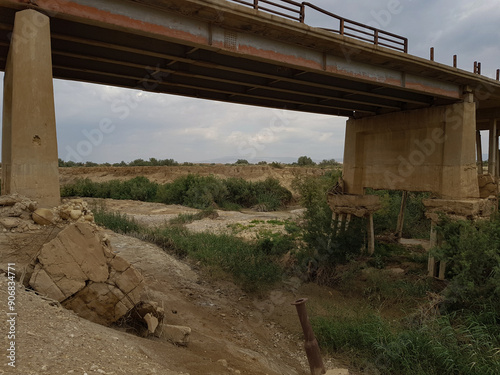 old ruined bridge, Jordan Israel border