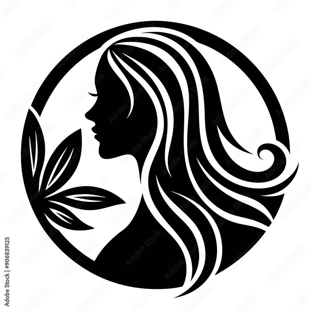 Beauty care logo vector art illustration.
Beauty care logo vector art illustration.