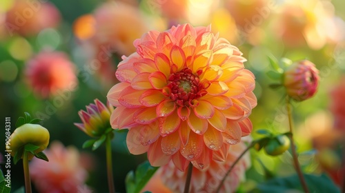 Beautiful flower blooming in a vibrant garden during daylight