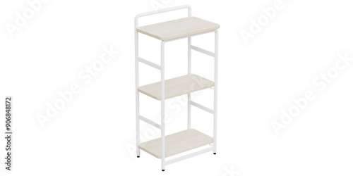 Versatile and Elegant Shelf and Cabinet for Home and Office - Perfect for Organized Stylish and Luxury Interiors - 3d model render realistic realism - png - transparent background