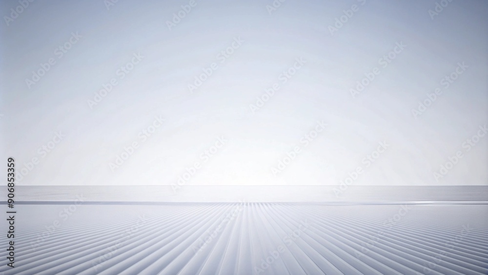 Naklejka premium Abstract background with a perspective view of white and grey lines.