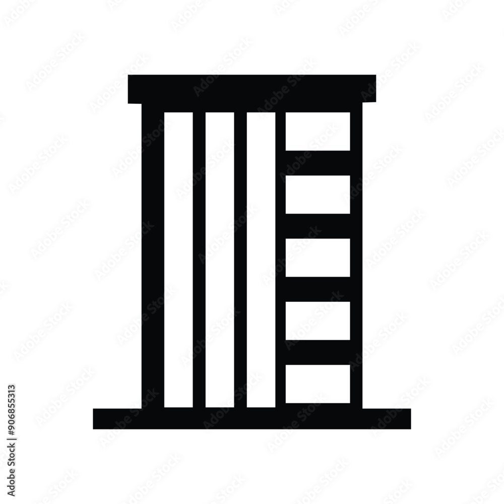 Vector Simple Isolated Building Icon. . isolated on white background Vector illustration. EPS 10/AI Vector Simple Isolated Building Icon. . isolated on white background Vector illustration. EPS 10/AI