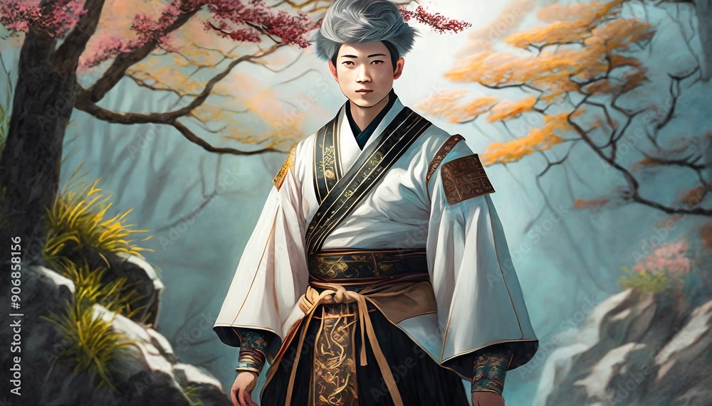 Fototapeta premium person in traditional costume