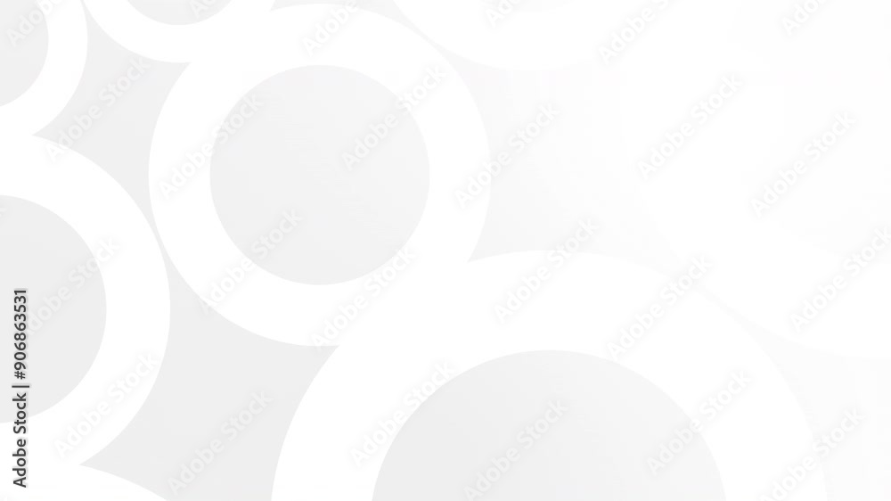 abstract white grey motion background with circles
