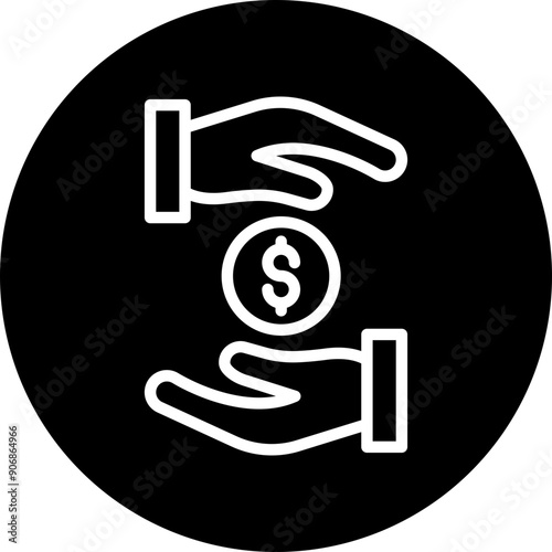 Corruption Vector Line White Circle Black