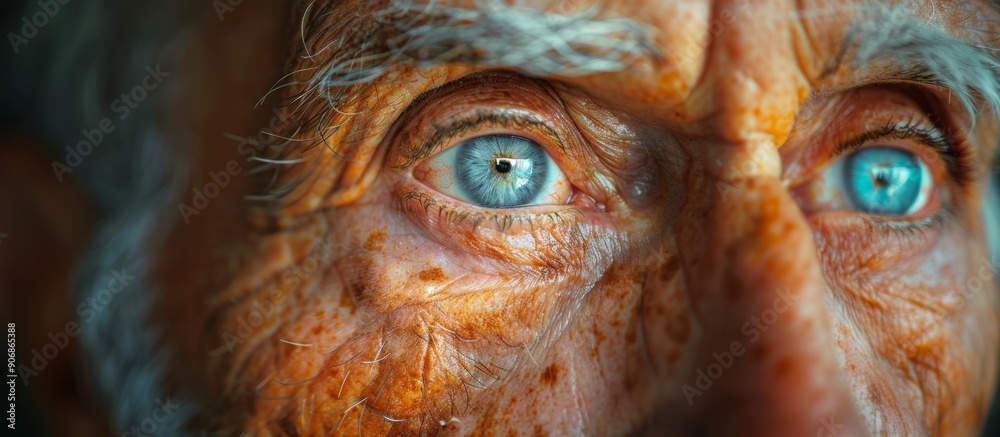 close up wrinkled eyes of old caucasian man 70-79 years old, thoughtful wise eyes of old man, banner close up wrinkled eyes of old caucasian man 70-79 years old, thoughtful wise eyes of old man, banner