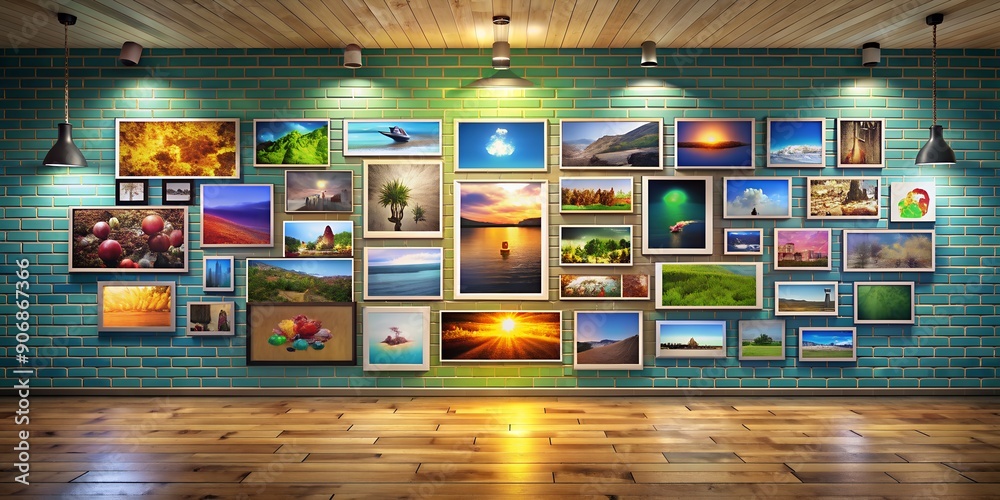 A picture on a wall informative Vibrant engaging Generative By AI A picture on a wall informative Vibrant engaging Generative By AI