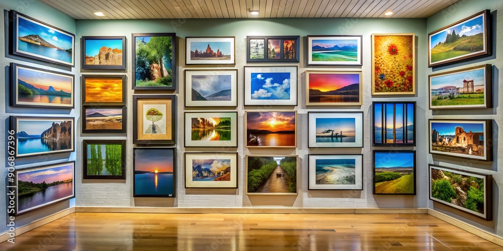 A picture on a wall informative Vibrant engaging Generative By AI A picture on a wall informative Vibrant engaging Generative By AI