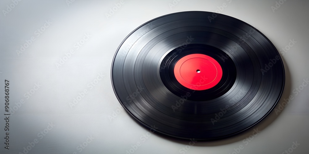 Fototapeta premium Schallplatte Vinyl Schellack Vinylscheibe Scheibe Platte AI-Created Content