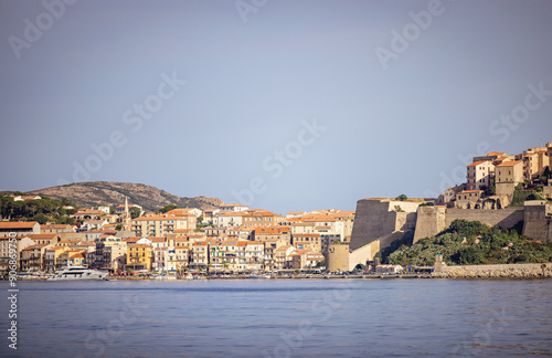 Fototapeta Naklejka Na Ścianę i Meble -  Calvi in Corsica, an ancient city by the sea. 